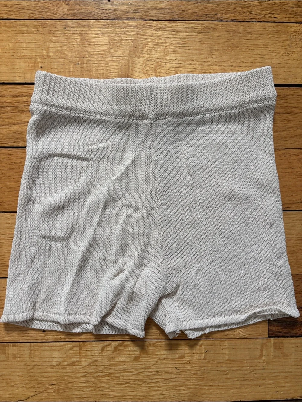 Zara Knit High-Waist Bike Shorts